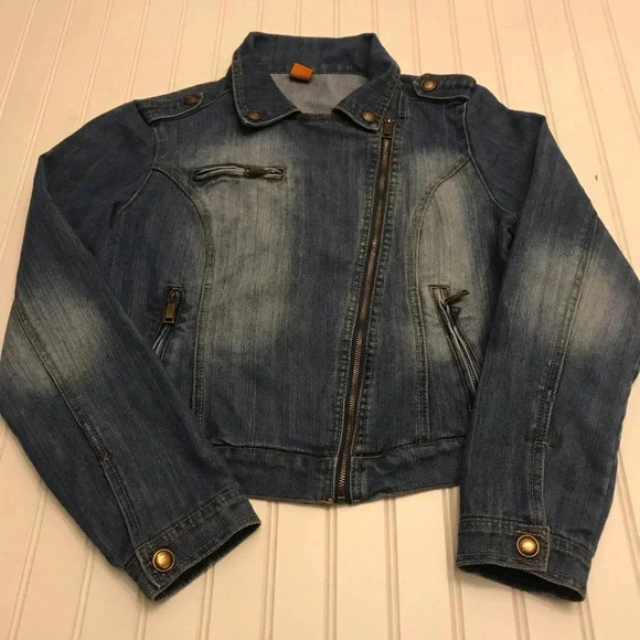 Joy joy jeans jacket Sz large - Picture 1 of 5